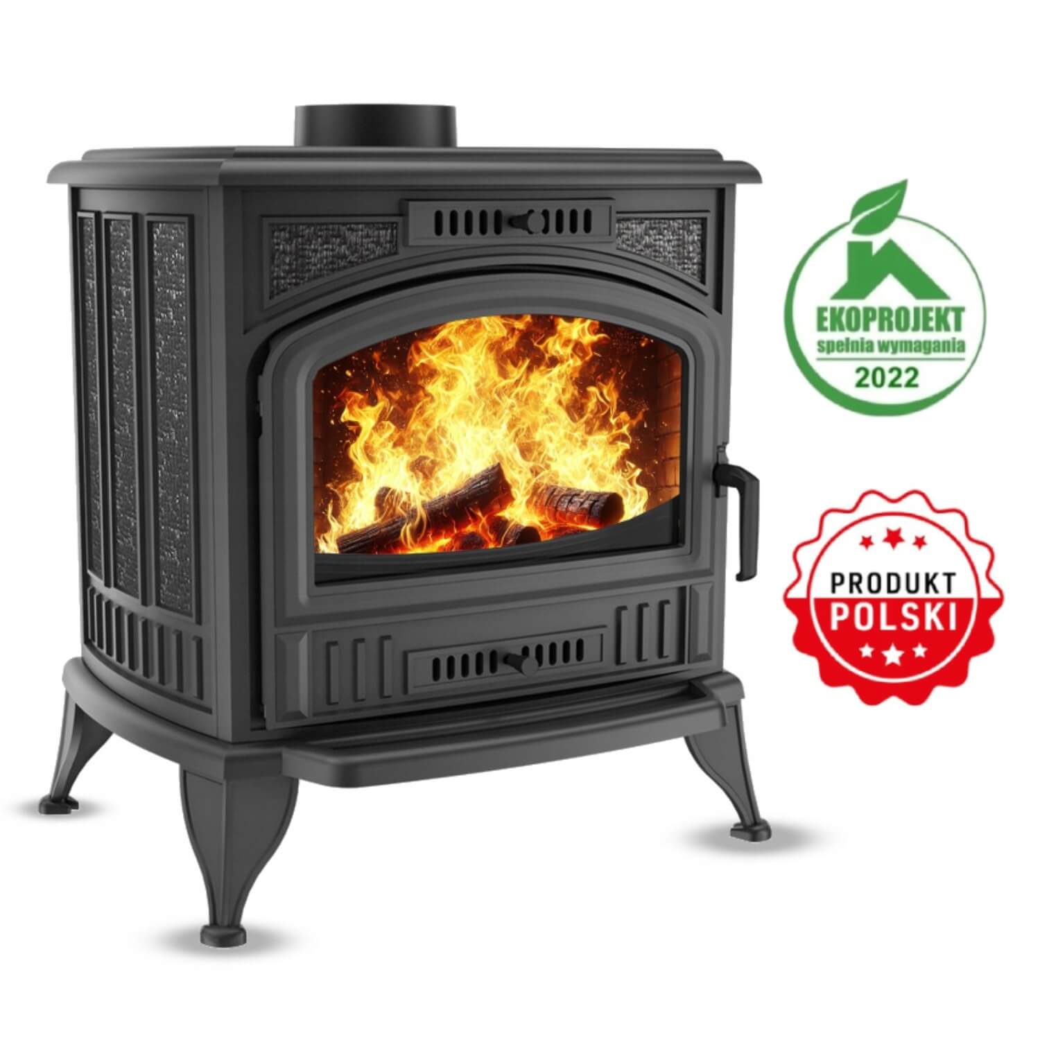 Piec eliwny Wolnostoj cy Kominek Koza K6 Na Drewno 8 KW Ogrzewanie piec-eliwny-wolnostoj-cy-kominek-koza-k6-na-drewno-8-kw-ogrzewanie